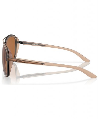 Women's Polarized Sunglasses Split Time Matte Sepia $64.96 Womens