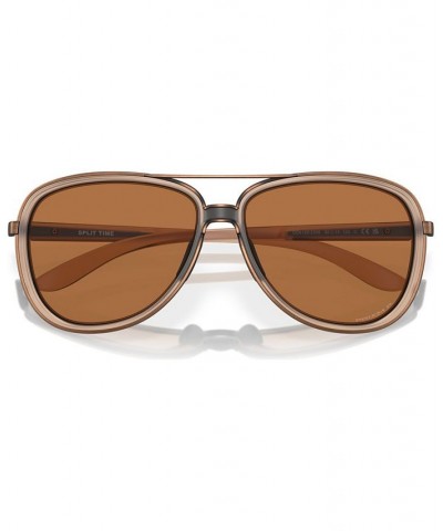 Women's Polarized Sunglasses Split Time Matte Sepia $64.96 Womens