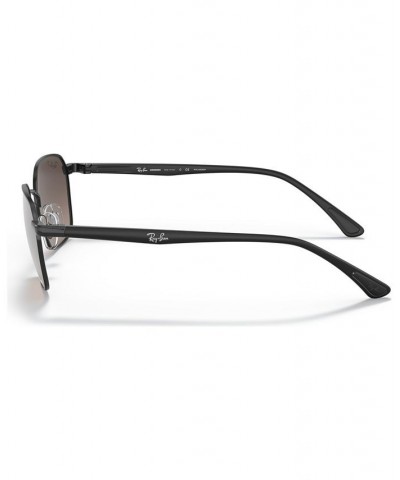 Men's Polarized Sunglasses RB3664CH SHINY BLACK/GREY MIR GREY GRADIENT POLAR $20.40 Mens