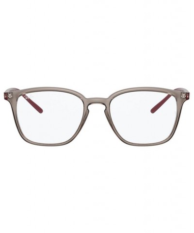 RX7185 Unisex Square Eyeglasses Gray $36.92 Unisex