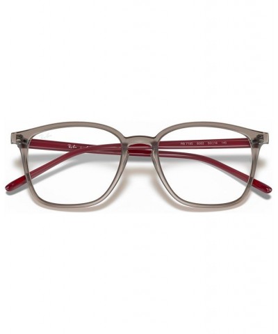 RX7185 Unisex Square Eyeglasses Gray $36.92 Unisex