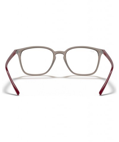 RX7185 Unisex Square Eyeglasses Gray $36.92 Unisex