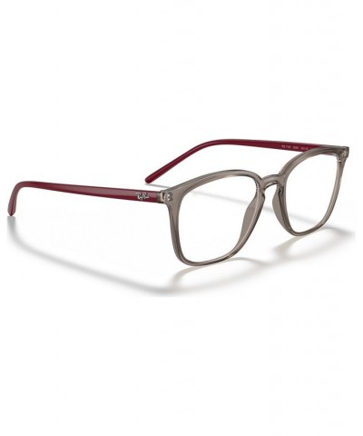 RX7185 Unisex Square Eyeglasses Gray $36.92 Unisex