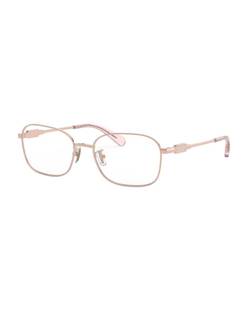 HC5119 Women's Rectangle Eyeglasses Rose Gold-Tone $33.44 Womens