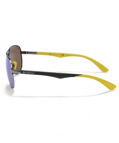 Men's Polarized Sunglasses RB8313M Scuderia Ferrari Collection 61 GUNMETAL $68.00 Mens