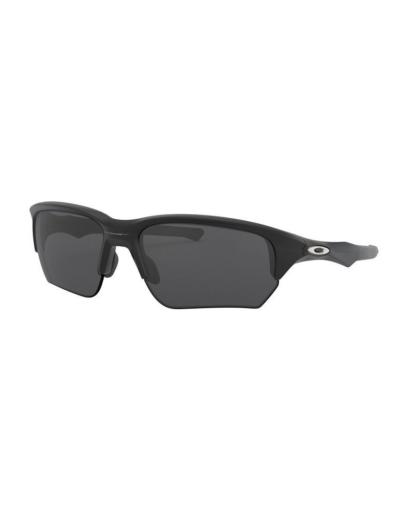 Unisex Rectangle Sunglasses OO9363 64 Flak Beta Black $34.08 Unisex