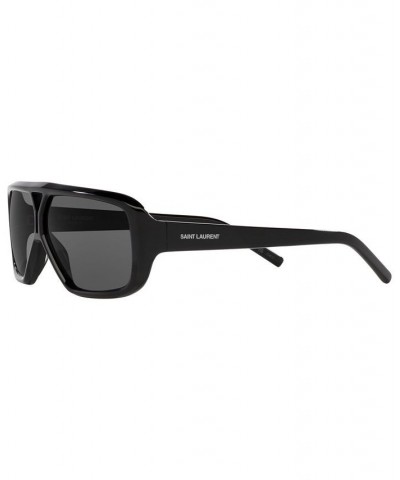 Women's SL 569 Y Sunglasses YS00043463-X 63 Black $124.20 Womens