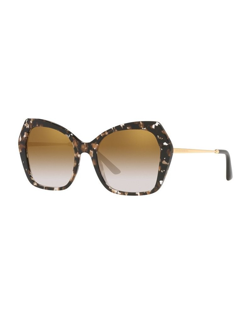 Women's Sunglasses DG4399 56 Cube Black/Gold-Tone $78.30 Womens