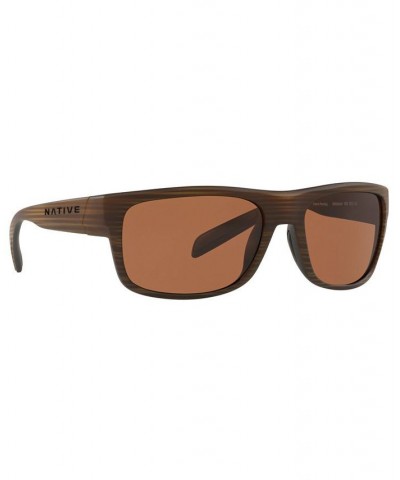 Native Unisex Polarized Sunglasses XD9003 58 DESERT TAN/BROWN $7.08 Unisex