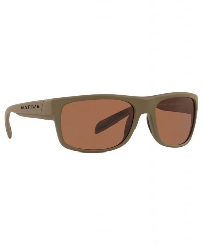 Native Unisex Polarized Sunglasses XD9003 58 DESERT TAN/BROWN $7.08 Unisex