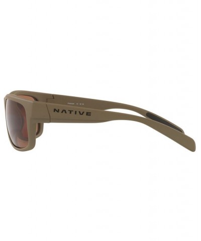 Native Unisex Polarized Sunglasses XD9003 58 DESERT TAN/BROWN $7.08 Unisex