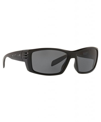 Native Men's Polarized Sunglasses XD9019 61 MATTE BLACK /GREY $11.80 Mens