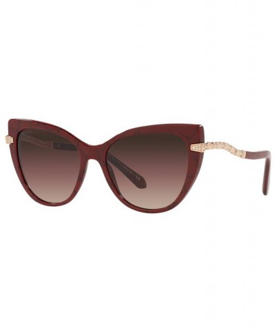 Women's Sunglasses BV8236B 55 Marble Cherry $88.02 Womens