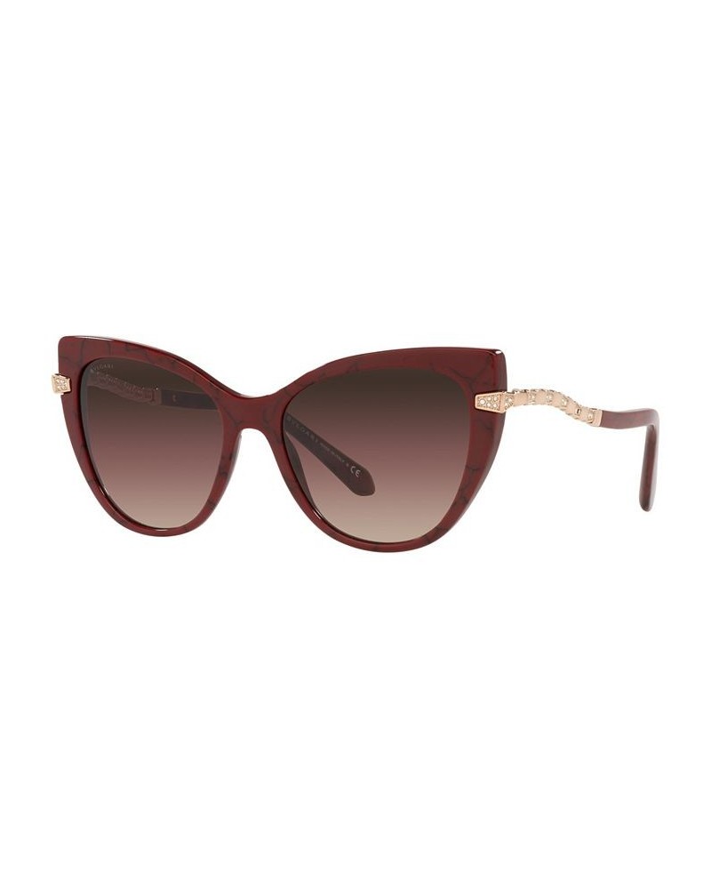 Women's Sunglasses BV8236B 55 Marble Cherry $88.02 Womens