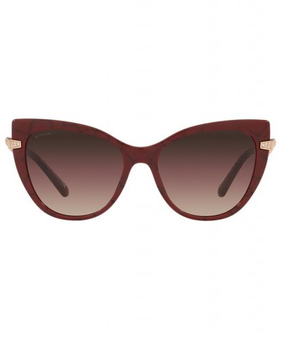 Women's Sunglasses BV8236B 55 Marble Cherry $88.02 Womens