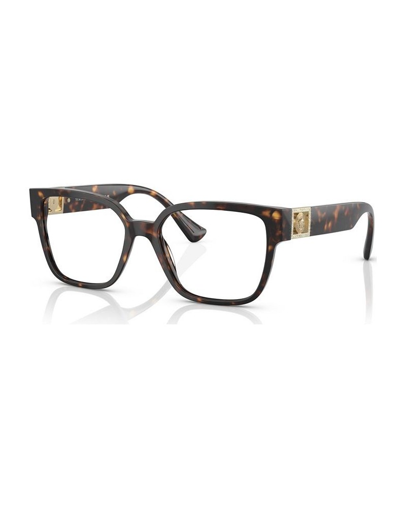 Women's Square Eyeglasses VE3329B52-X Havana $49.60 Womens