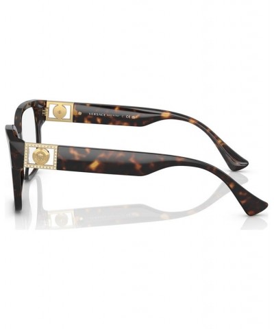 Women's Square Eyeglasses VE3329B52-X Havana $49.60 Womens