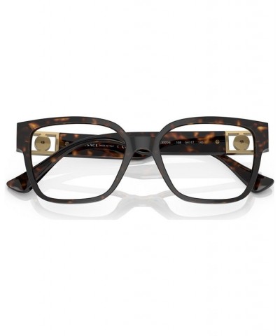 Women's Square Eyeglasses VE3329B52-X Havana $49.60 Womens