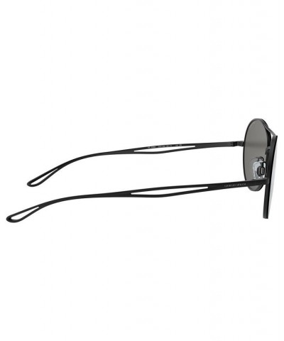 Men's Sunglasses MATTE BLACK/GREY MIRROR SILVER $33.00 Mens