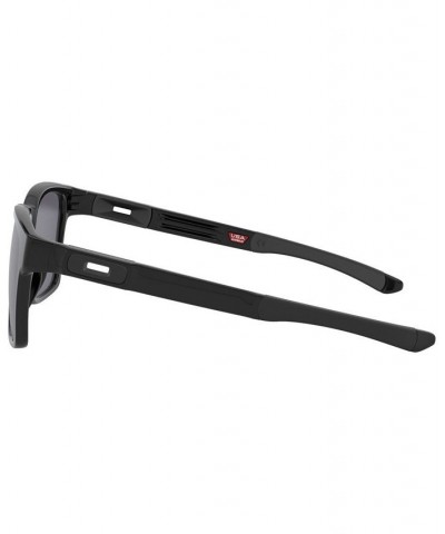 Men's Rectangle Sunglasses OO9272 55 Catalyst Black $38.64 Mens