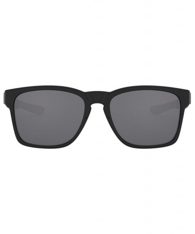 Men's Rectangle Sunglasses OO9272 55 Catalyst Black $38.64 Mens