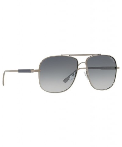 Sunglasses FT0669 60 GUNMETAL SHINY/BLUE GRAD $123.75 Unisex