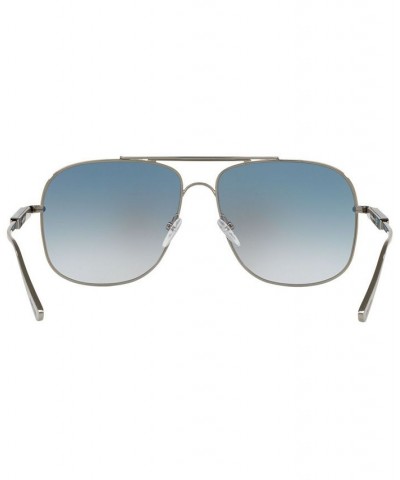 Sunglasses FT0669 60 GUNMETAL SHINY/BLUE GRAD $123.75 Unisex