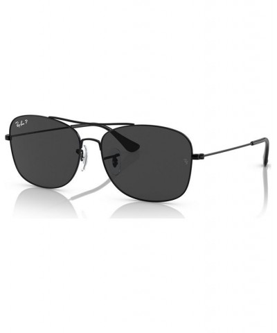 Unisex Polarized Sunglasses RB379957-P 57 Black $51.12 Unisex