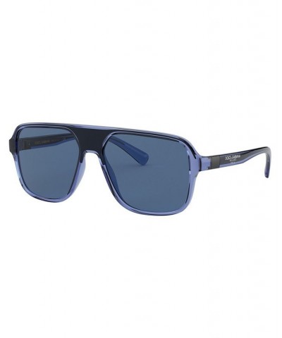 Men's Sunglasses DG6134 TRANSPARENT GREY/BLACK/GREY $60.90 Mens