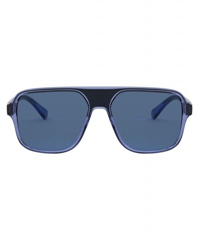 Men's Sunglasses DG6134 TRANSPARENT GREY/BLACK/GREY $60.90 Mens