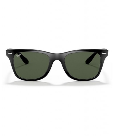 Sunglasses RB4195 WAYFARER LITEFORCE BLACK SHINY/GREEN $31.36 Unisex