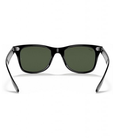 Sunglasses RB4195 WAYFARER LITEFORCE BLACK SHINY/GREEN $31.36 Unisex