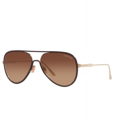 Men's Sunglasses TR00150760-Z 60 Gold-Tone $396.00 Mens