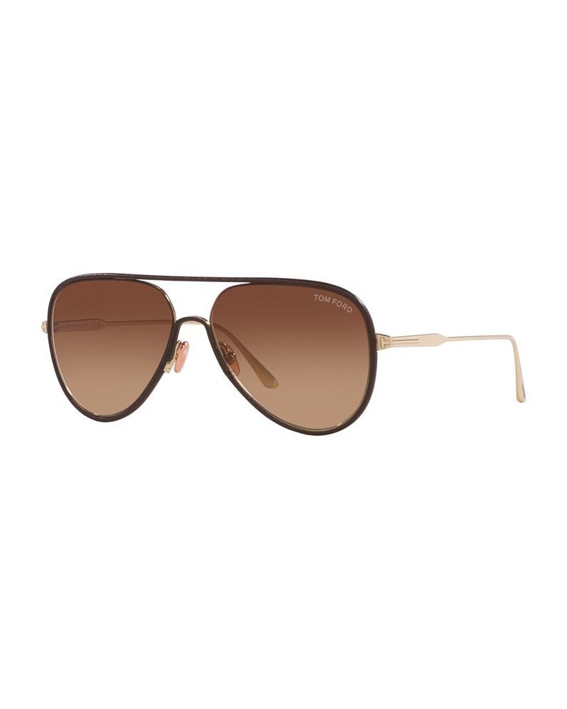 Men's Sunglasses TR00150760-Z 60 Gold-Tone $396.00 Mens