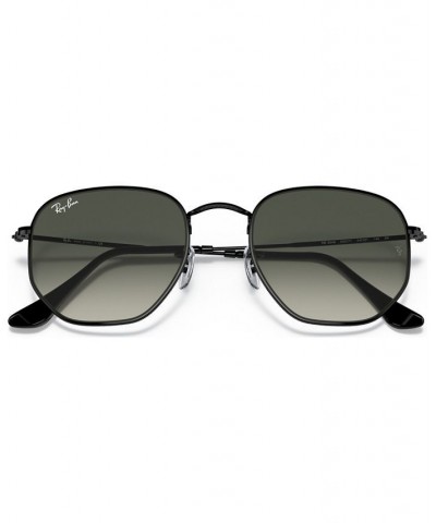 Unisex Hexagonal Sunglasses RB3548 54 Black $32.04 Unisex