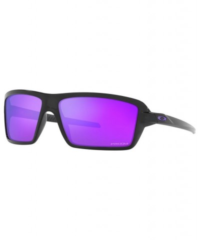 Men's Sunglasses OO9129 Cables 63 Black Ink $20.16 Mens