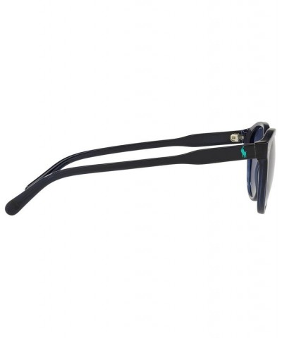 Men's Sunglasses PH4172 50 SHINY TRANSPARENT BLUE/DARK BLUE $34.01 Mens