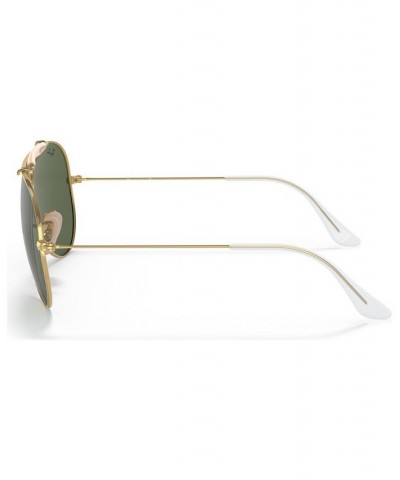 Unisex Shooter Aviation Collection Sunglasses RB313858-X 58 Gold-Tone $16.10 Unisex