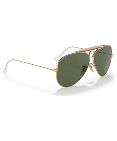 Unisex Shooter Aviation Collection Sunglasses RB313858-X 58 Gold-Tone $16.10 Unisex