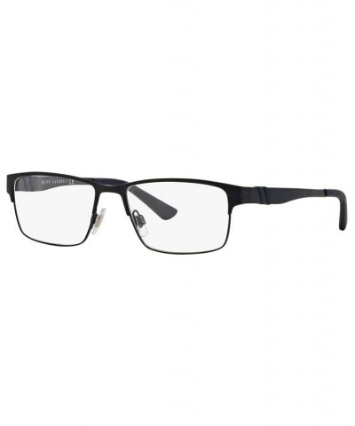 PH1147 Men's Rectangle Eyeglasses Navy Blue $53.30 Mens