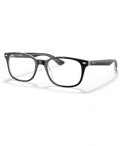 RX5375 Unisex Square Eyeglasses Top Black $28.65 Unisex