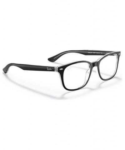 RX5375 Unisex Square Eyeglasses Top Black $28.65 Unisex