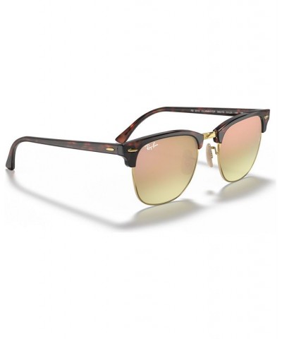 Sunglasses RB3016 CLUBMASTER FLAT LENSES GRADIENT TORTOISE/BLUE GRADIENT MIRROR $18.80 Unisex