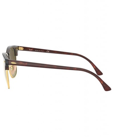 Sunglasses RB3016 CLUBMASTER FLAT LENSES GRADIENT TORTOISE/BLUE GRADIENT MIRROR $18.80 Unisex