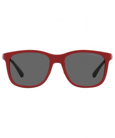 Men's Sunglasses EA4184 49 Matte Black $16.83 Mens