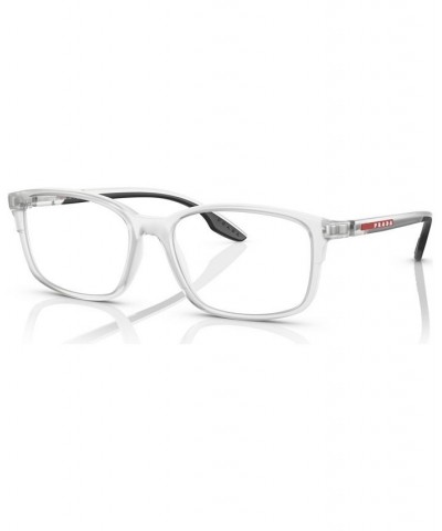 Men's Pillow Eyeglasses PS 01PV54-O Transparent Blue $37.24 Mens