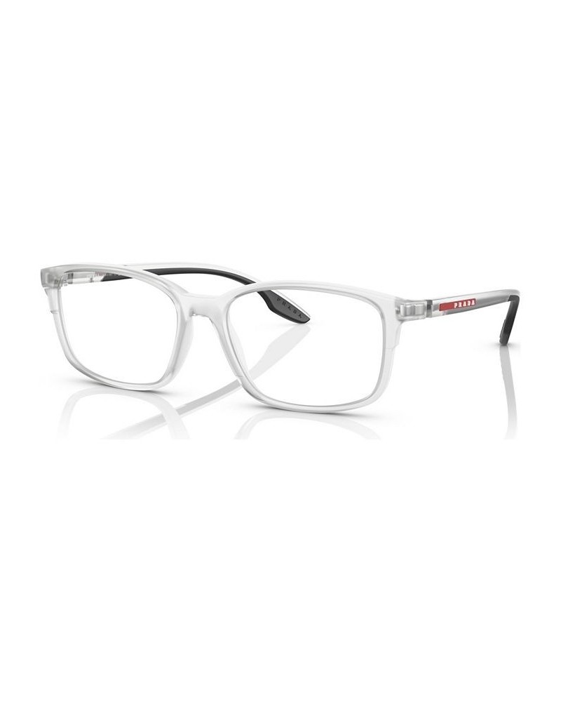 Men's Pillow Eyeglasses PS 01PV54-O Transparent Blue $37.24 Mens