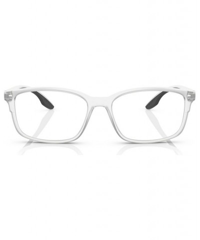 Men's Pillow Eyeglasses PS 01PV54-O Transparent Blue $37.24 Mens