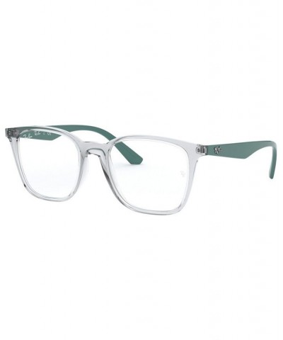 RX7177 Unisex Square Eyeglasses Transparen $23.10 Unisex