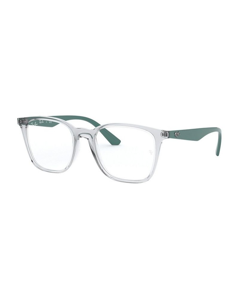 RX7177 Unisex Square Eyeglasses Transparen $23.10 Unisex